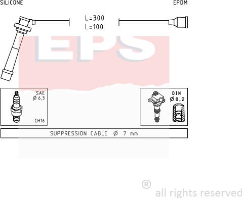 MDR EPS-1499 005 - Kit de câbles d'allumage cwaw.fr