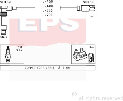 MDR EPS-1501 506 - Kit de câbles d'allumage cwaw.fr