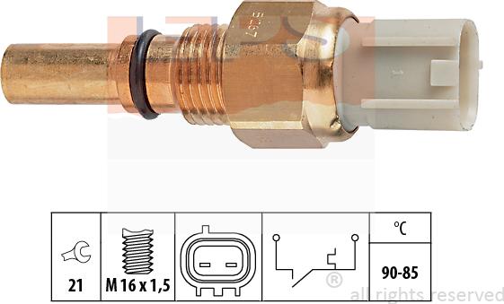 MDR EPS-1850 267 - Interrupteur de température, ventilateur de radiateur cwaw.fr