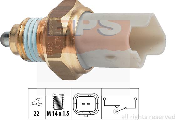 MDR EPS-1860 218 - Contacteur, feu de recul cwaw.fr