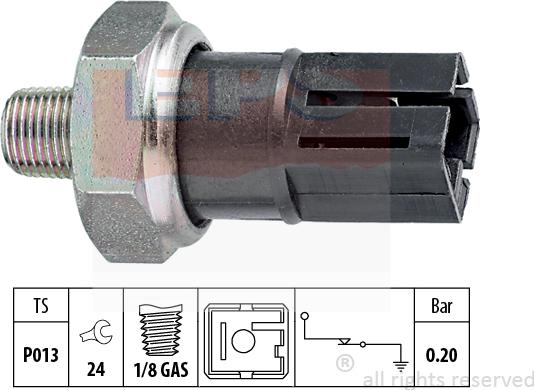 MDR EPS-1800 042 - Capteur, pression d'huile cwaw.fr