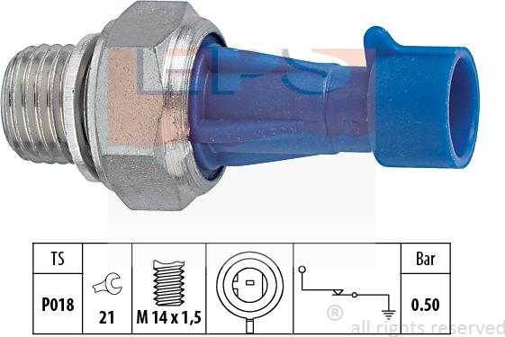 MDR EPS-1800 143 - Capteur, pression d'huile cwaw.fr