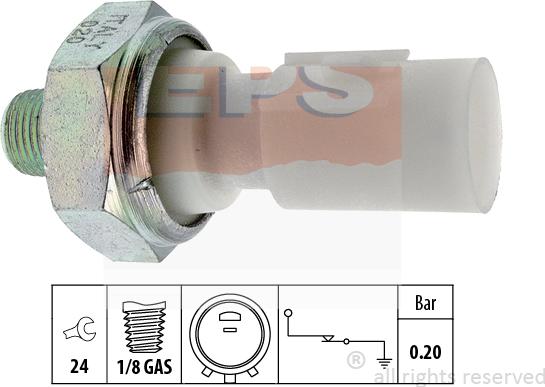 MDR EPS-1800 182 - Capteur, pression d'huile cwaw.fr