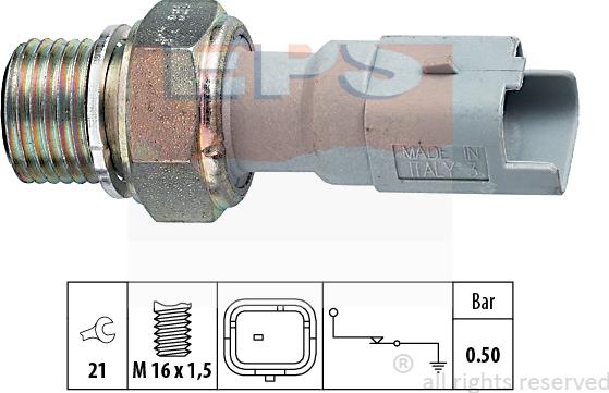 MDR EPS-1800 130 - Capteur, pression d'huile cwaw.fr