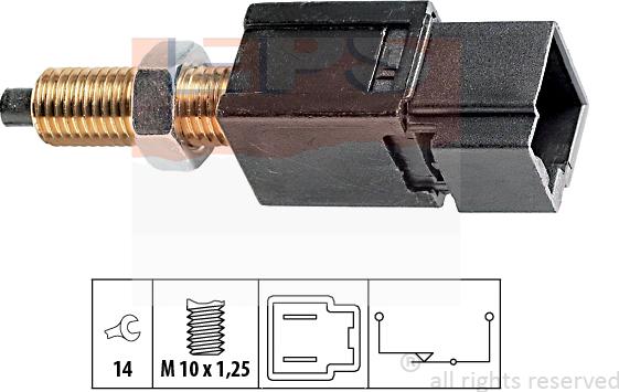 MDR EPS-1810 052 - Interrupteur des feux de freins cwaw.fr