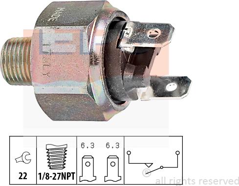 MDR EPS-1810 101 - Interrupteur des feux de freins cwaw.fr