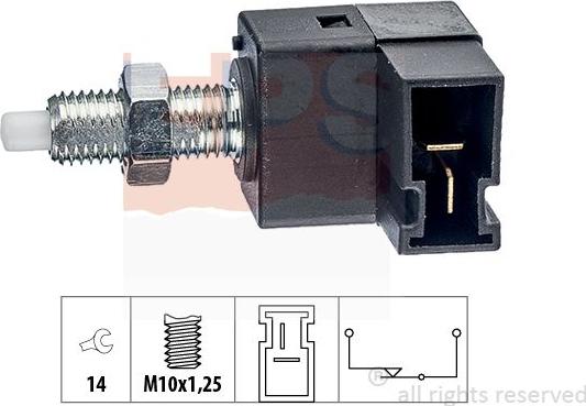 MDR EPS-1810 300 - Interrupteur, commande d'embrayage (gestion du moteur) cwaw.fr