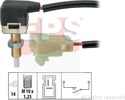 MDR EPS-1810 297 - Interrupteur, commande d'embrayage (gestion du moteur) cwaw.fr