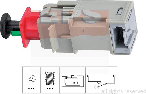 MDR EPS-1810 207 - Interrupteur, commande d'embrayage (gestion du moteur) cwaw.fr