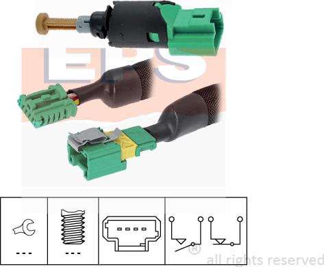 MDR EPS-1810 213K - Interrupteur des feux de freins cwaw.fr