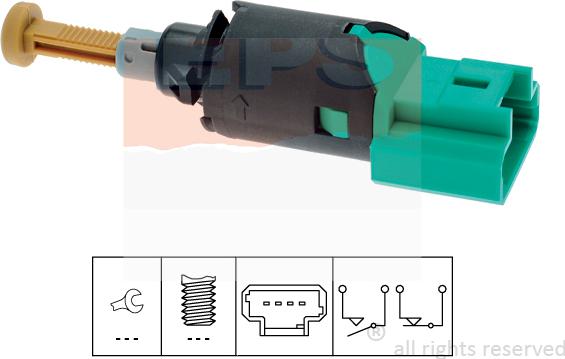 MDR EPS-1810 213 - Interrupteur des feux de freins cwaw.fr