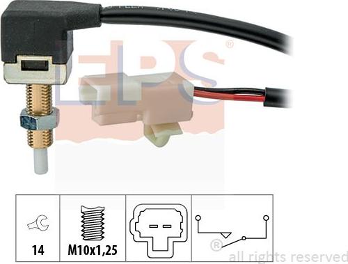 MDR EPS-1810 289 - Interrupteur, commande d'embrayage (gestion du moteur) cwaw.fr