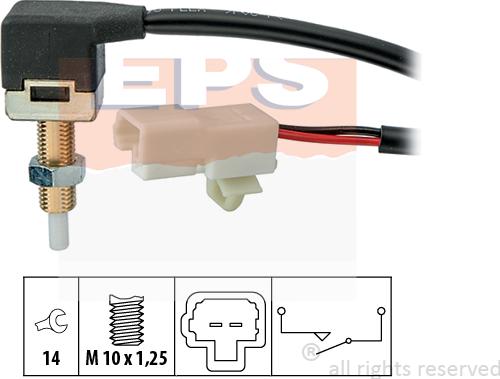 MDR EPS-1810 289 - Interrupteur, commande d'embrayage (gestion du moteur) cwaw.fr