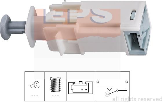 MDR EPS-1810 226 - Interrupteur, commande d'embrayage (gestion du moteur) cwaw.fr