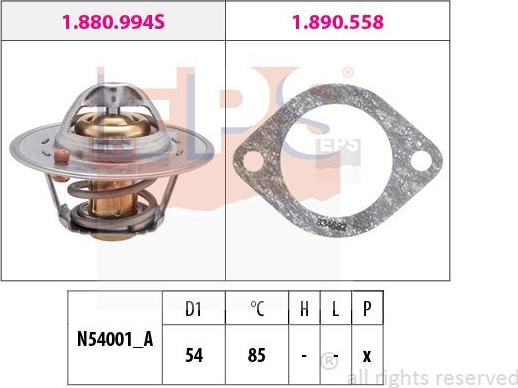 MDR EPS-1880 994 - Thermostat d'eau cwaw.fr