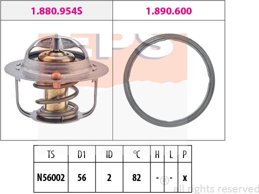 MDR EPS-1880 954 - Thermostat d'eau cwaw.fr