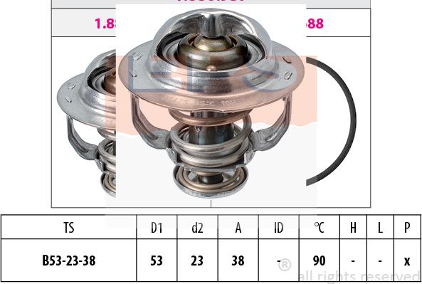 MDR EPS-1880 957S - Thermostat d'eau cwaw.fr