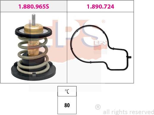 MDR EPS-1880 965 - Thermostat d'eau cwaw.fr