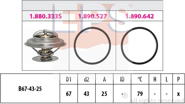 MDR EPS-1880 980 - Thermostat d'eau cwaw.fr