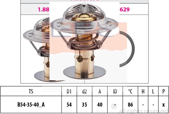 MDR EPS-1880 498S - Thermostat d'eau cwaw.fr