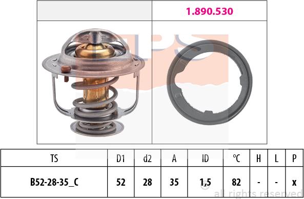 MDR EPS-1880 493 - Thermostat d'eau cwaw.fr