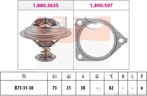 MDR EPS-1880 441 - Thermostat d'eau cwaw.fr