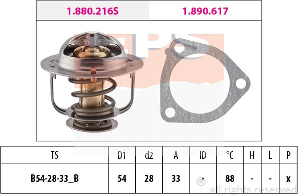 MDR EPS-1880 453 - Thermostat d'eau cwaw.fr