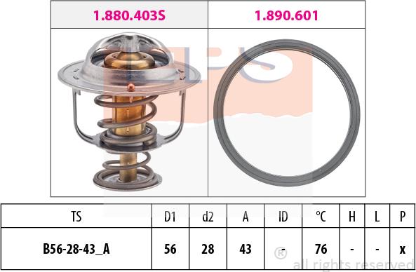 MDR EPS-1880 403 - Thermostat d'eau cwaw.fr