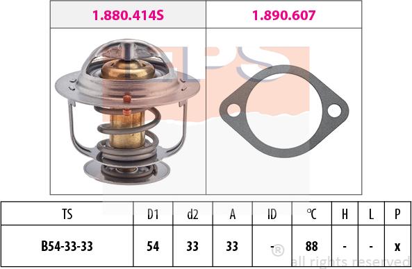 MDR EPS-1880 414 - Thermostat d'eau cwaw.fr