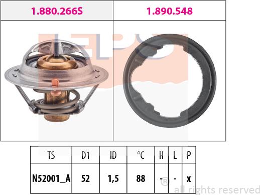 MDR EPS-1880 488 - Thermostat d'eau cwaw.fr