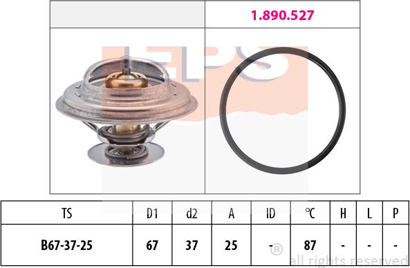 MDR EPS-1880 552 - Thermostat d'eau cwaw.fr