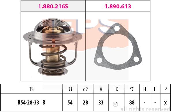 MDR EPS-1880 535 - Thermostat d'eau cwaw.fr