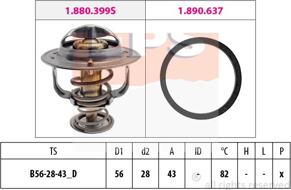 MDR EPS-1880 522 - Thermostat d'eau cwaw.fr