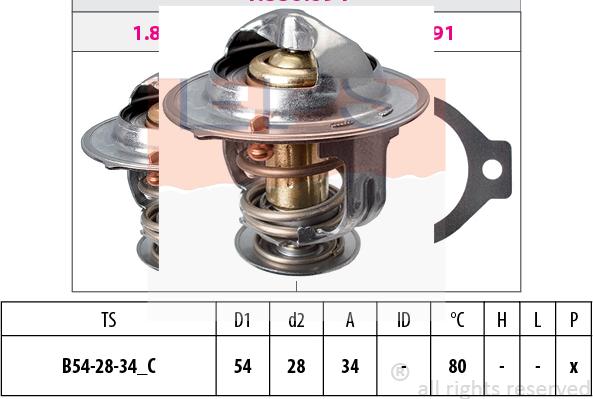 MDR EPS-1880 694S - Thermostat d'eau cwaw.fr