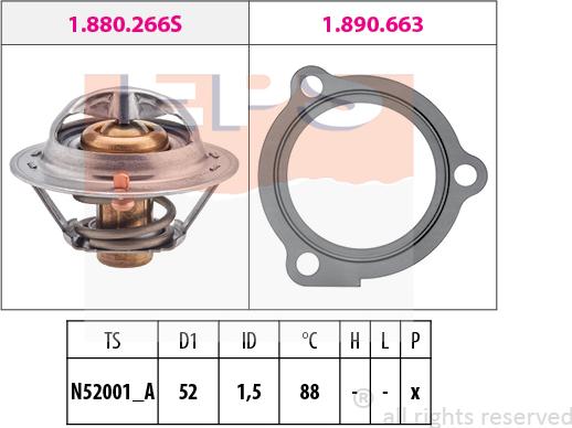 MDR EPS-1880 647 - Thermostat d'eau cwaw.fr