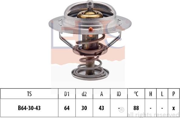 MDR EPS-1880 651S - Thermostat d'eau cwaw.fr