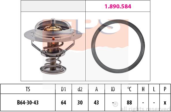 MDR EPS-1880 651 - Thermostat d'eau cwaw.fr