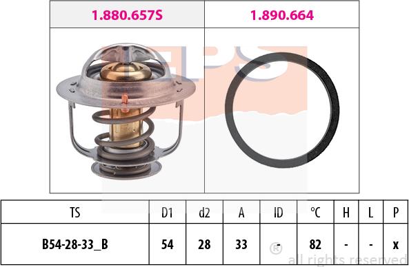 MDR EPS-1880 657 - Thermostat d'eau cwaw.fr