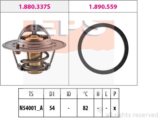 MDR EPS-1880 667 - Thermostat d'eau cwaw.fr