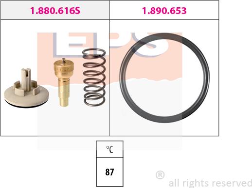 MDR EPS-1880 616 - Thermostat d'eau cwaw.fr