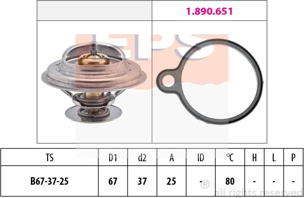 MDR EPS-1880 613 - Thermostat d'eau cwaw.fr