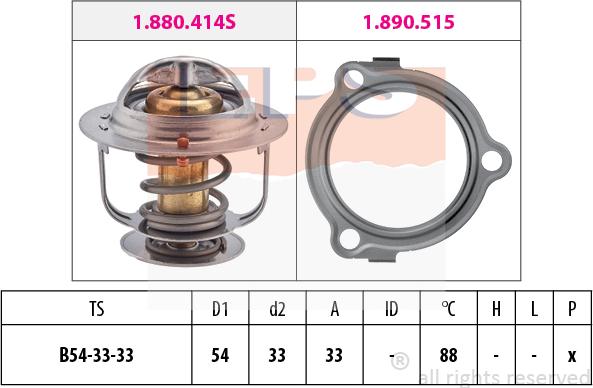 MDR EPS-1880 633 - Thermostat d'eau cwaw.fr