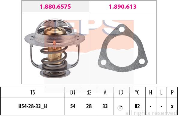 MDR EPS-1880 637 - Thermostat d'eau cwaw.fr