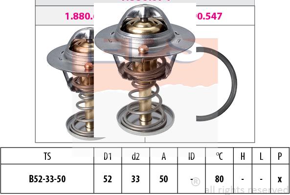 MDR EPS-1880 674S - Thermostat d'eau cwaw.fr