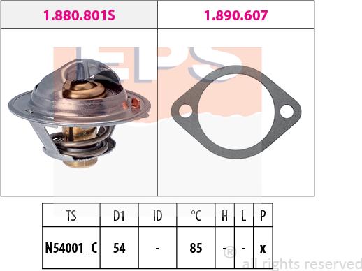 MDR EPS-1880 801 - Thermostat d'eau cwaw.fr