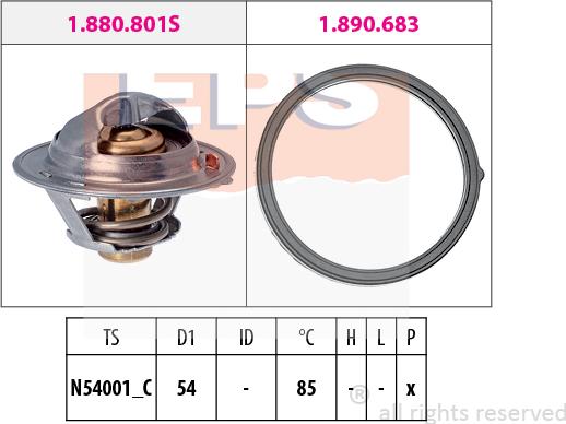 MDR EPS-1880 803 - Thermostat d'eau cwaw.fr