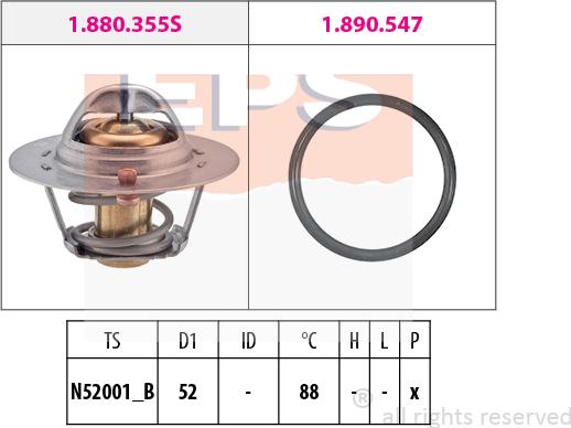 MDR EPS-1880 355 - Thermostat d'eau cwaw.fr