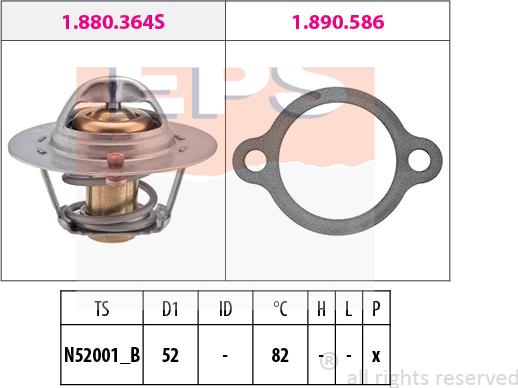 MDR EPS-1880 367 - Thermostat d'eau cwaw.fr