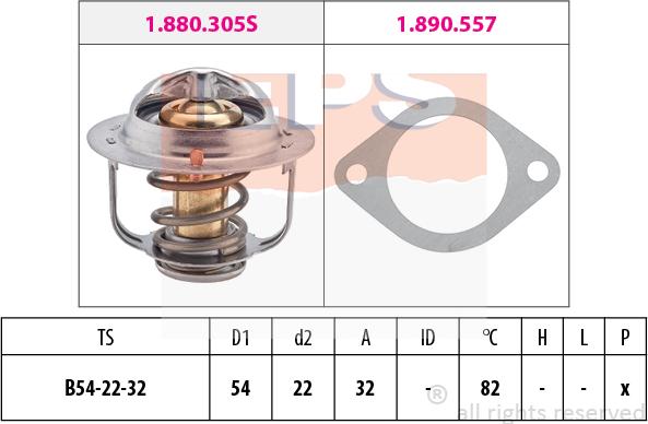 MDR EPS-1880 305 - Thermostat d'eau cwaw.fr