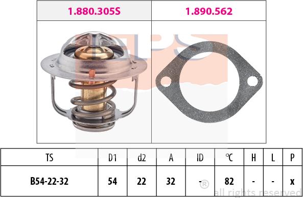 MDR EPS-1880 306 - Thermostat d'eau cwaw.fr